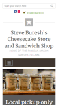 Mobile Screenshot of cheesecakestoreonline.com